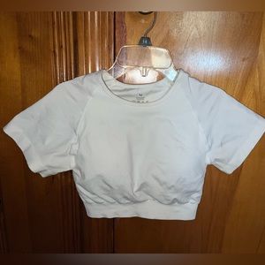 White NVGTN Padded Sports Bra